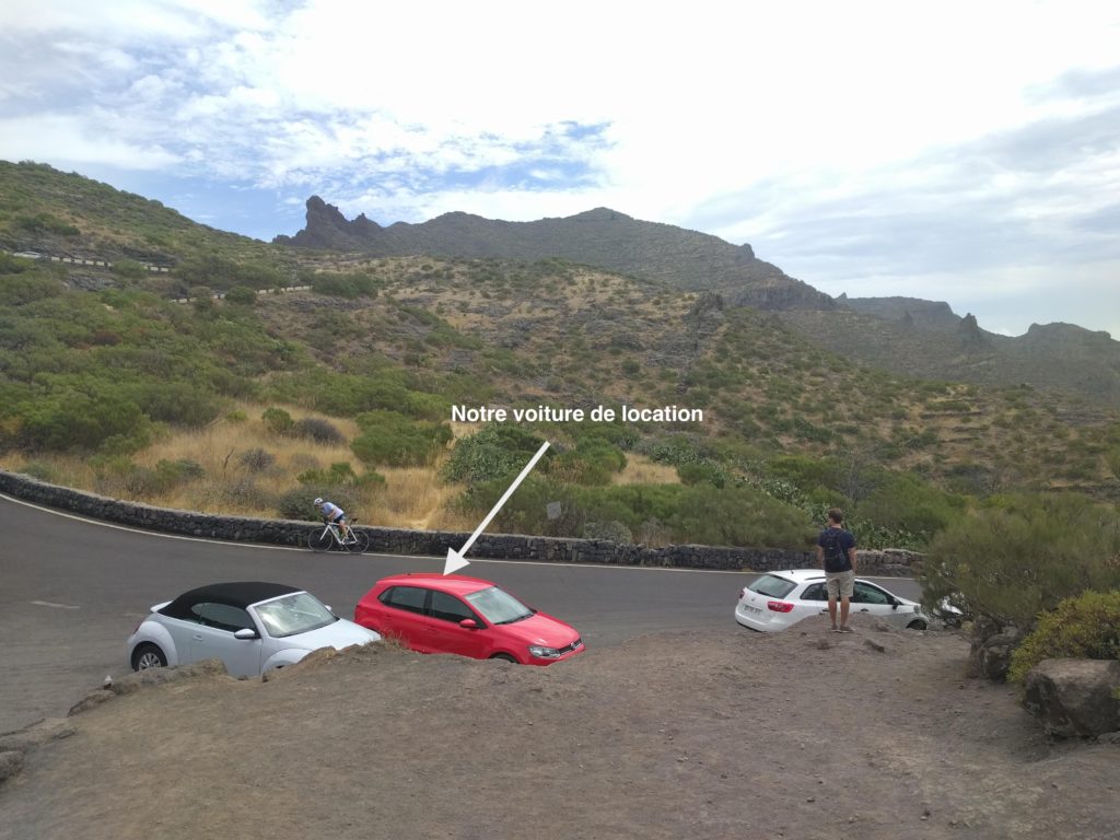 Notre voiture - Road trip à Tenerife