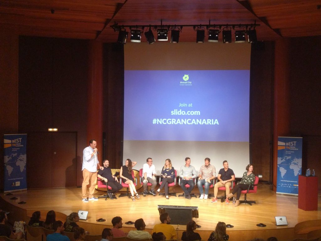 Speaker panel - Nomad City 2018 - Las Palmas de Gran Canaria