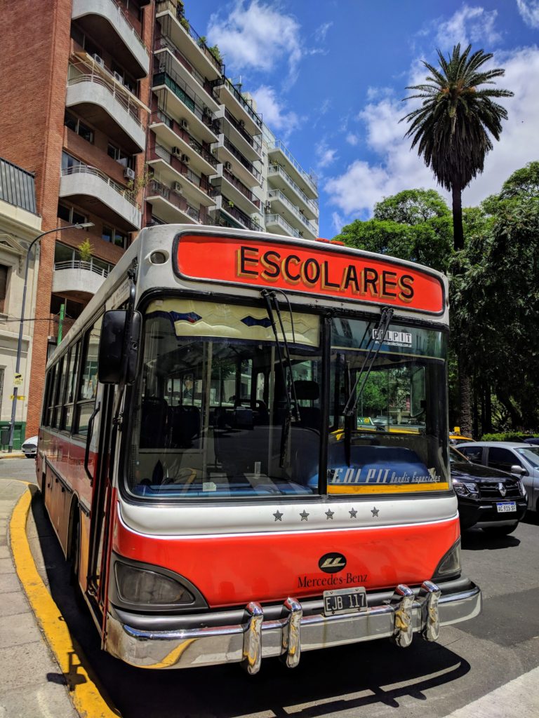 Bus scolaire, Buenos Aires - Argentine