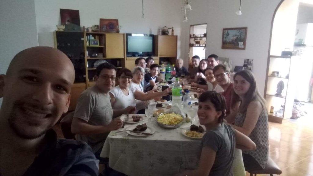 Déjeuner en famille - Buenos Aires, Argentine