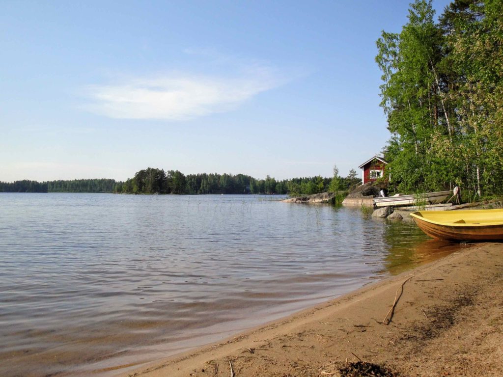 cottage lac finlande