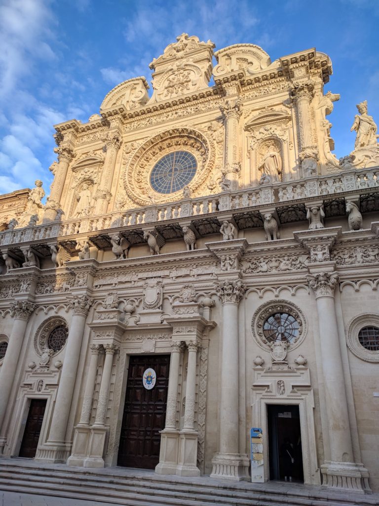Basilica di Santa Croce facade lecce