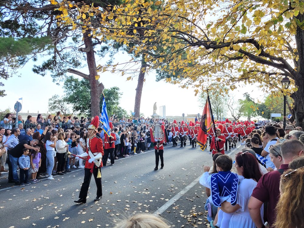 defile fete nationale de corfou jour du non