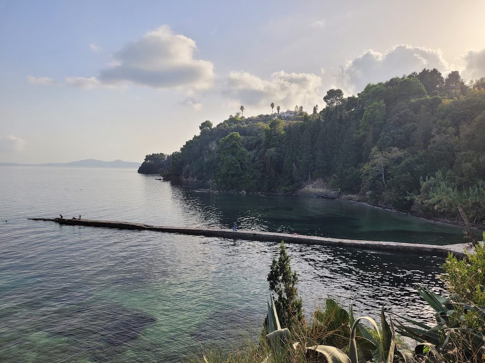 vue sur le ponton domaine mon repos