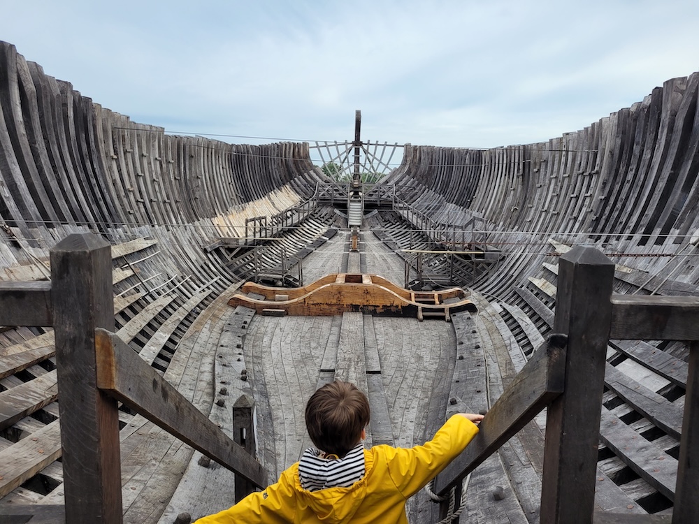 a l'intérieur du jean bart à gravelines près de calais