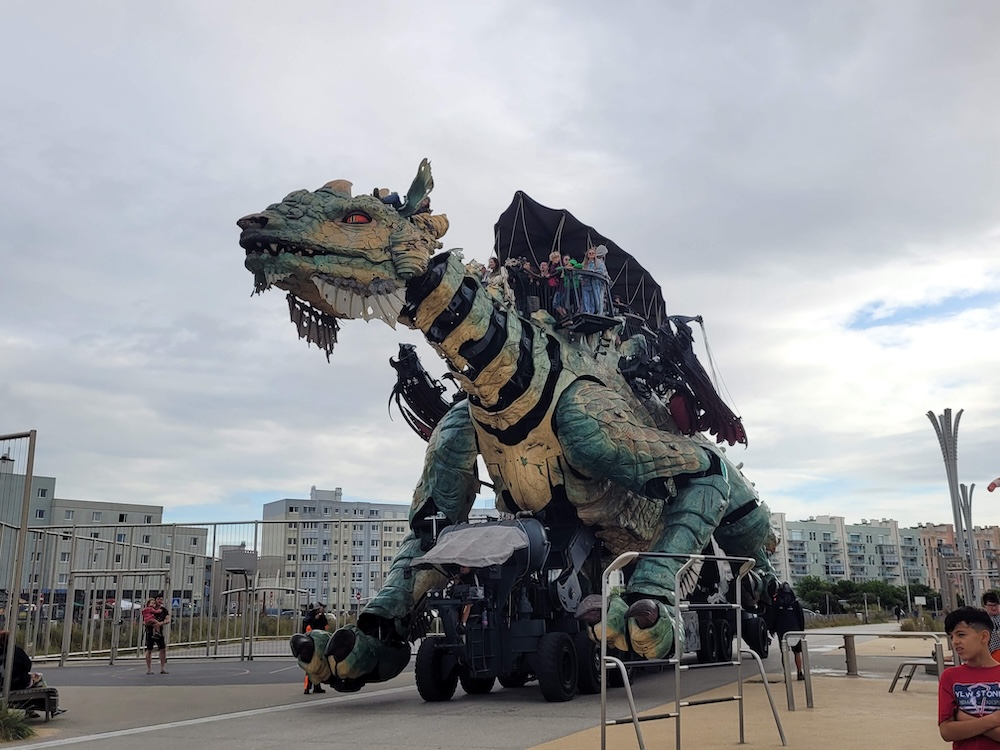 le dragon de calais en balade